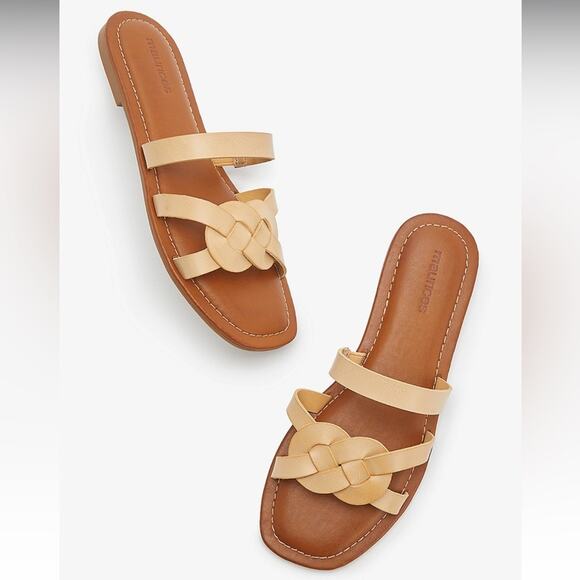 New! Maurices Heather Braided Strap Sandal - Size 7 - Picture 1 of 11